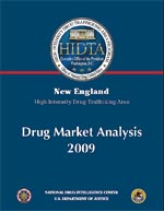 Cover image for New England High Intensity Drug Trafficking Area Drug Market Analysis 2009.