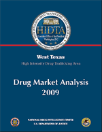 Cover image for West Texas High Intensity Drug Trafficking Area Drug Market Analysis 2009.