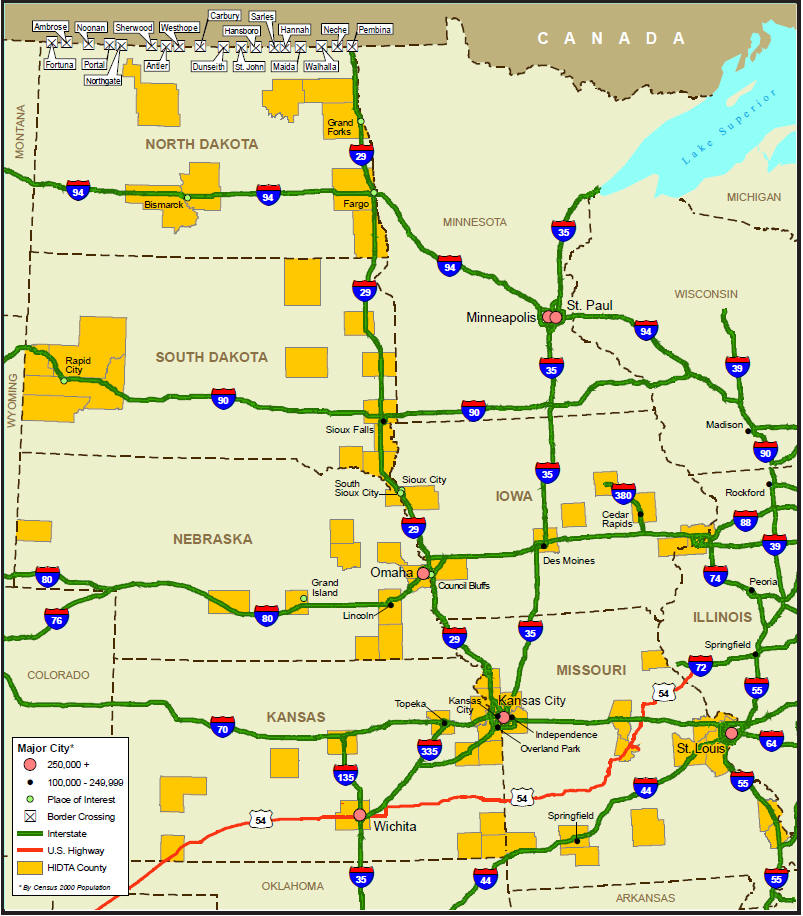 Midwest HIDTA Transportation Infrastructure.