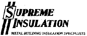 Supreme Insulation's logo - Supreme Insulation, Metal Building Insulation Specialists
