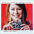 Undated vintage magazine advertisement for the Kodak Instamatic camera.
