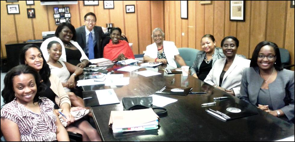 Photo: Attorney Ron Lee with members of the Sant La Haitian Community Center and Haitian Lawyers Association, Miami, FL. September 6, 2012