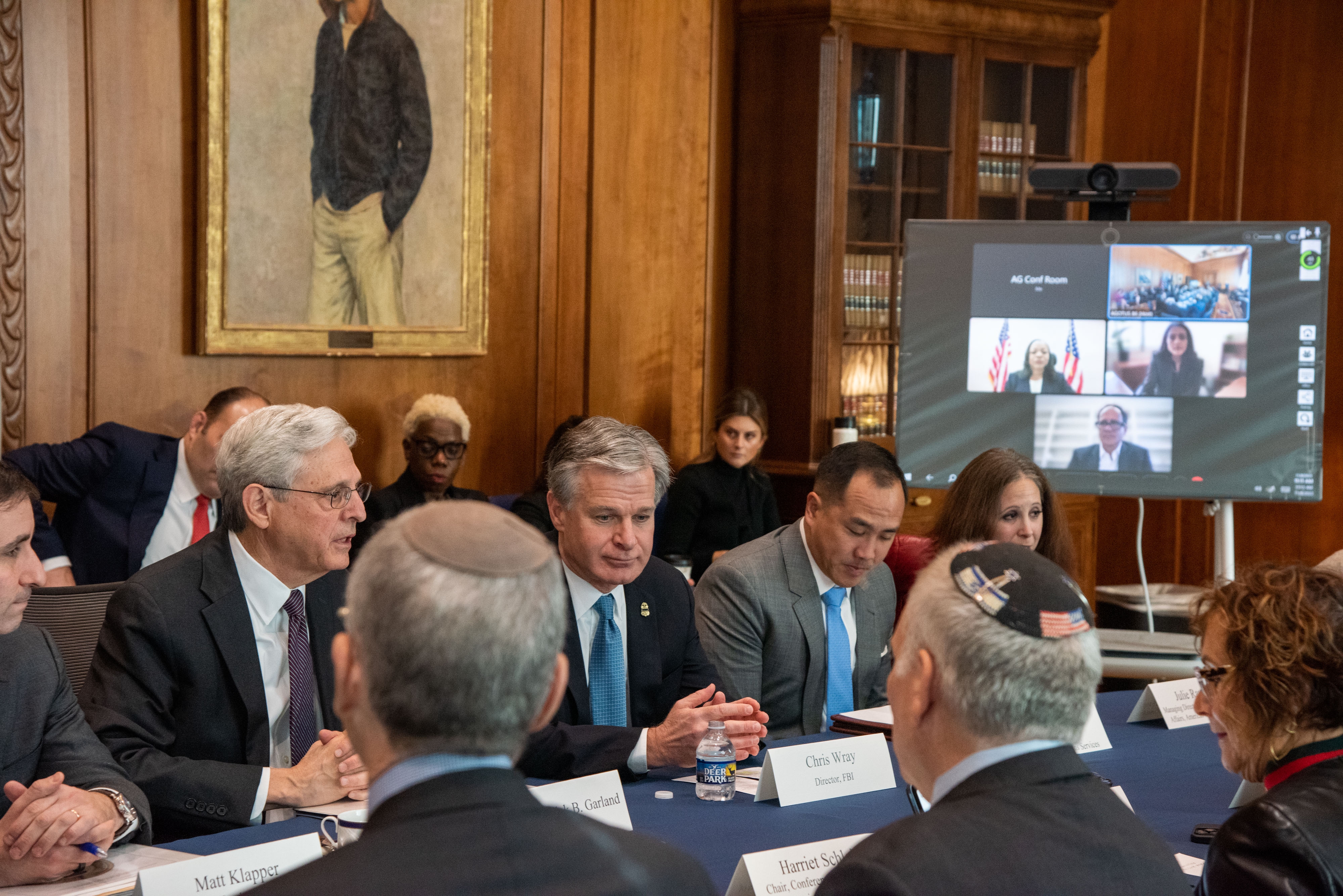 Justice Department leaders meeting with Jewish community leaders