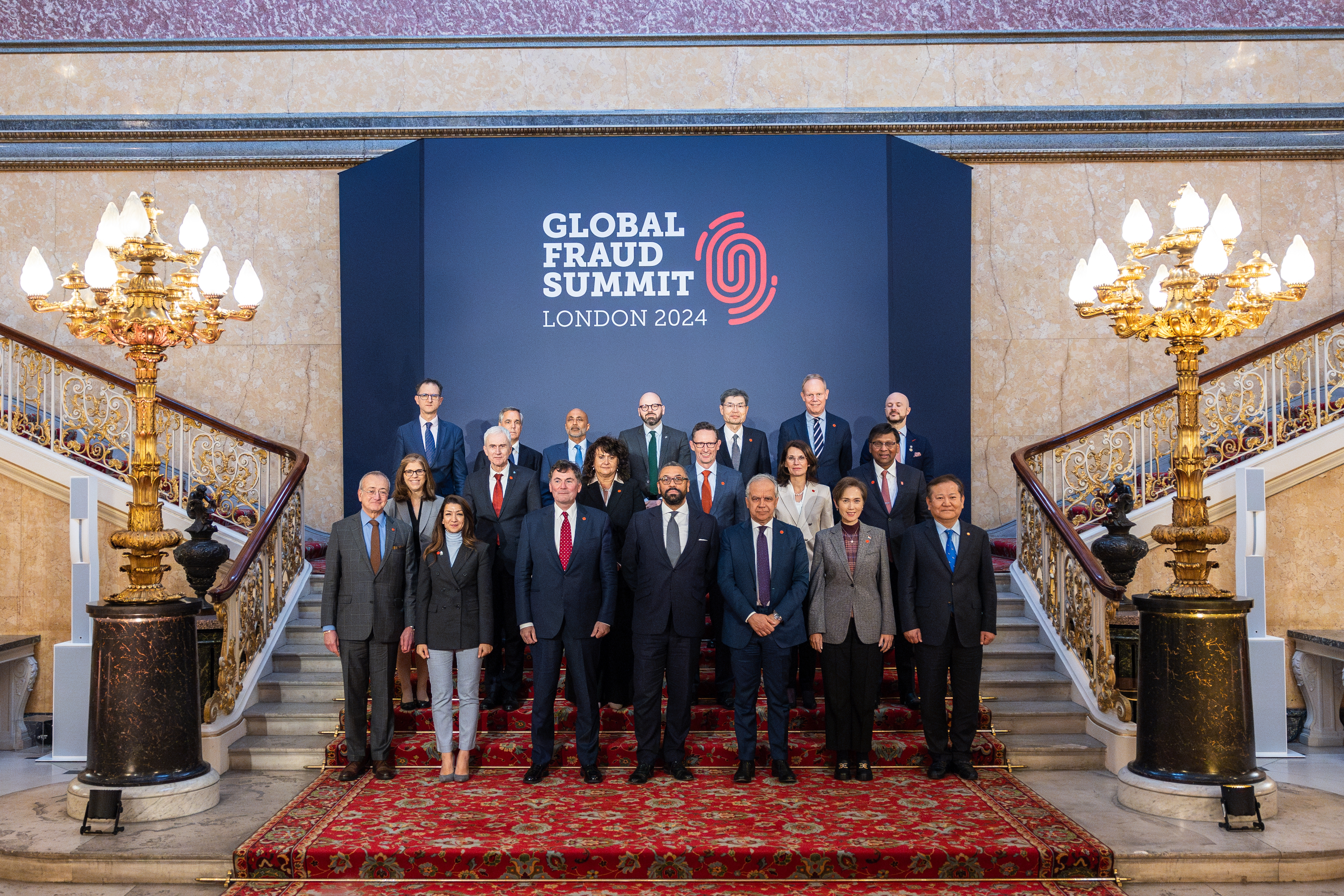Home Secretary James Cleverly hosts the Global Fraud Summit in London
