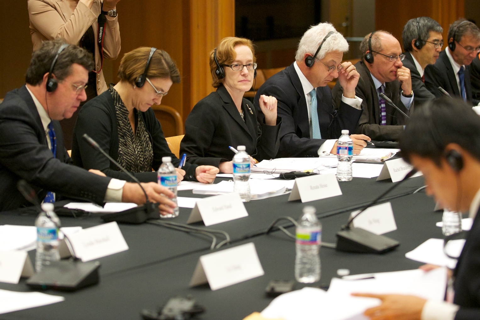 Representatives from the U.S.  DOJ's ATR and the FTC at the high level joint dialogue between competition agencies.
