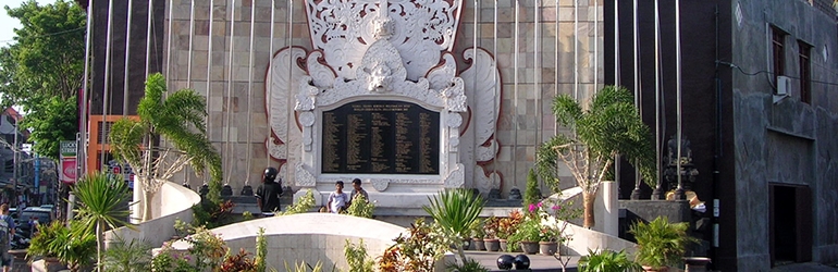 Bali - Memorial for the victims of the Bali Bombings in Bali, Indonesia on October 12, 2002