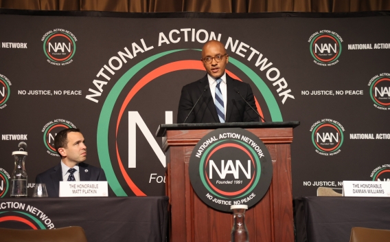 USA Williams speaking at the National Action Network 2024 Convention