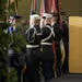 U.S. soldiers present the Color Guard at the start of the ceremony