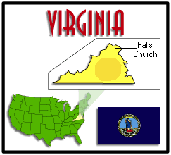 Map of Virginia