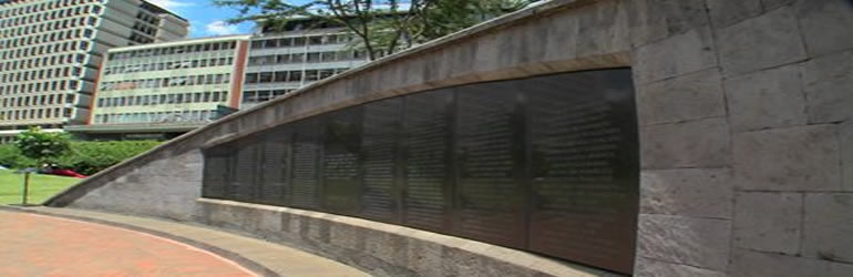 Nairobi - Memorial for the victims of the U.S. Embassy Bombing in Nairobi, Kenya on August 7, 1998