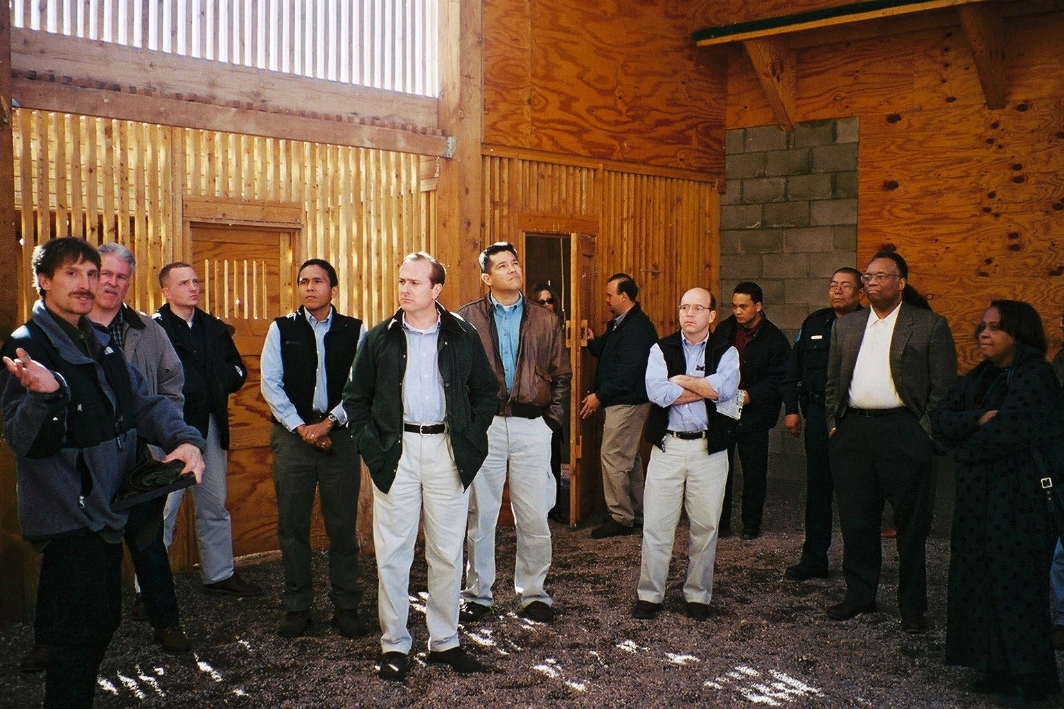 Federal Officials visiting the Pueblo of Zuni Eagle Aviary