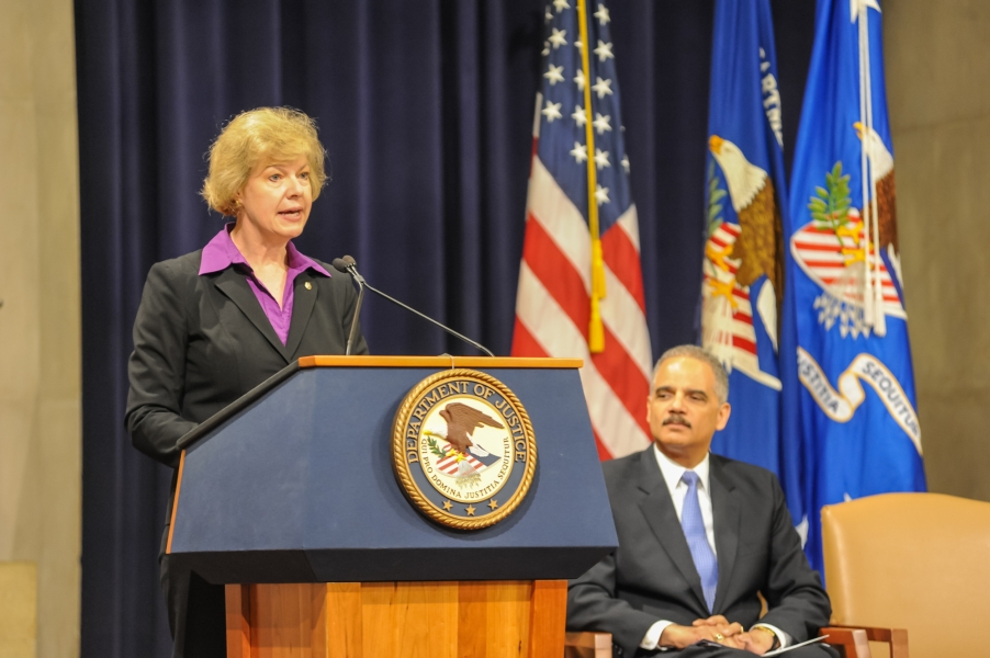 U.S. Senator Tammy Baldwin from Wisconsin discusses the need for further progress in securing and protecting the rights of LGBT citizens and encouraging them to become active public servants in their communities. Senator Tammy Baldwin discusses the need for further progress.