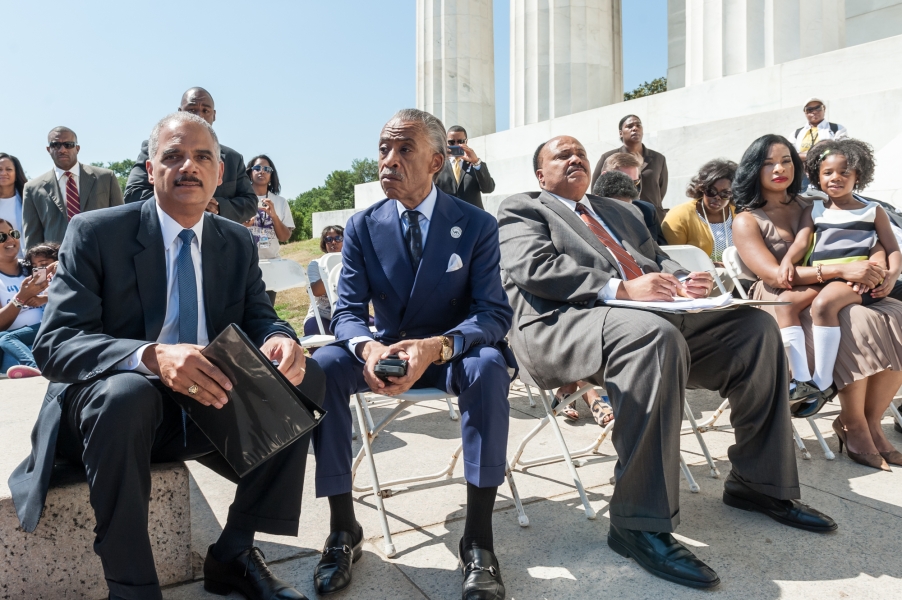 Attorney General with Reverend Al Sharpton and Martin Luther King III Attorney General with Reverend Al Sharpton and Martin Luther King III