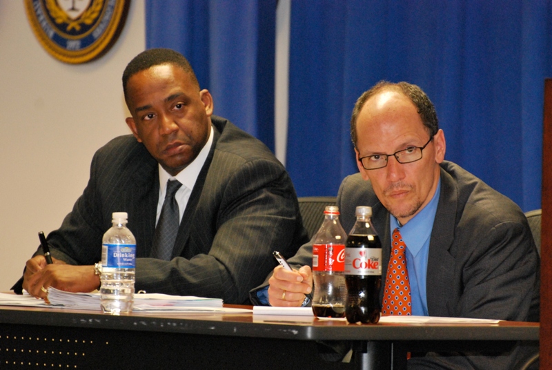 United States Attorney André Birotte Jr. and Assistant Attorney General for the Civil Rights Division Thomas E. Perez