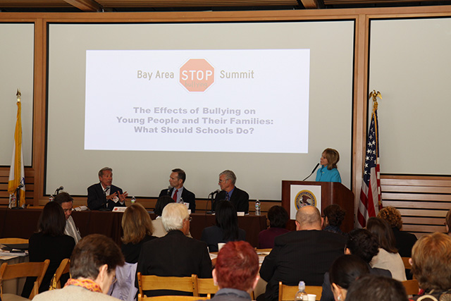 Panel: The Effects of Bullying on Young People and Their Families: What Should Schools Do? Assemblyman Tom Ammiano, Rob Naber and California Superintendent of Public Instruction Tom Torlakson with Cheryl Jennings moderating