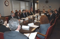 AG addresses district managers