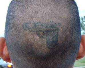 HPL gun tattoo