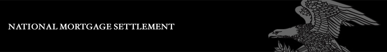 NATIONAL MORTGAGE SETTLEMENT