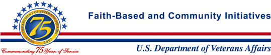 U.S. Department of Veterans Affairs - Commemorating 75 Years of Service banner