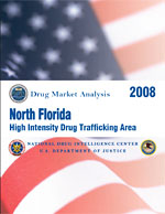 Cover image for North Florida High Intensity Drug Trafficking Area Drug Market Analysis 2008.