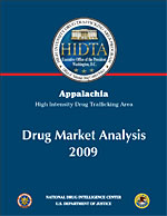 Cover image for Appalachia High Intensity Drug Trafficking Area Drug Market Analysis 2009.