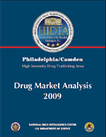 Cover image for Philadelphia/Camden High Intensity Drug Trafficking Area Drug Market Analysis 2009.