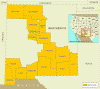 Map showing the New Mexico High Intensity Drug Trafficking Area.