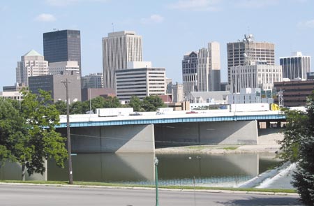 Photograph of Dayton, Ohio.