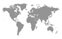 Flatened picture of the world map continents