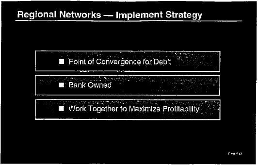 Highlight points of regional networks - implement strategy