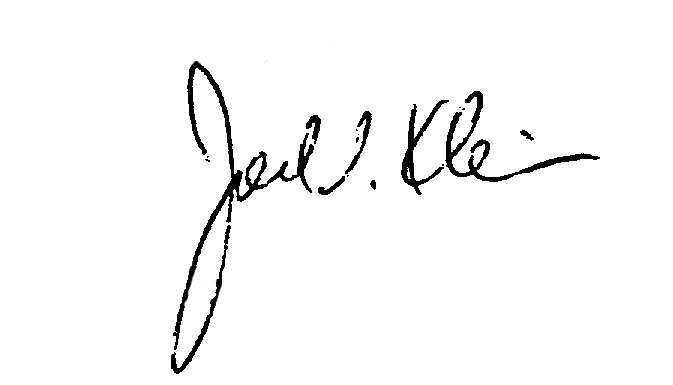 Joel I. Klein signature