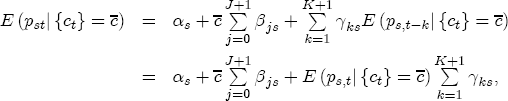 Economic equation with D-link