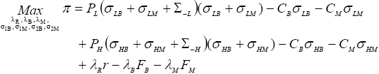 Economic equation with D-link