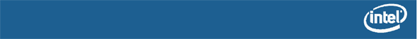 Intel logo banner