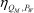 eta subscript (Q subscript M), (P subscript W)