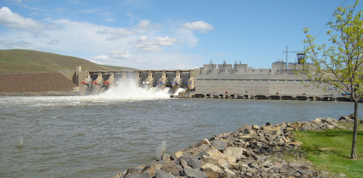 Columbia River Dam