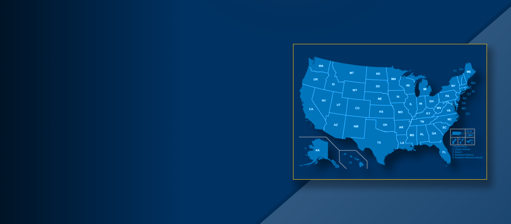 Map of U.S.