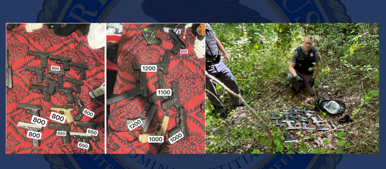 Gunrunner Who Illegally Trafficked More than 200 Firearms to DC Area Sentenced to 84 Months in Prison
