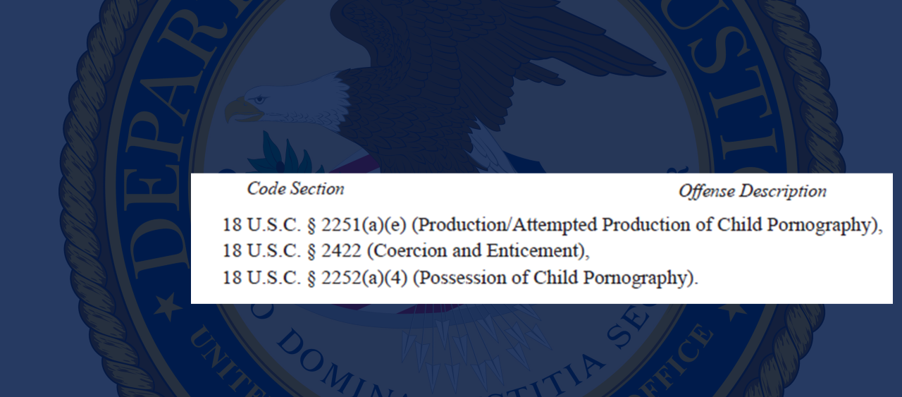 D.C. High School Teacher Arrested, Charged in Production of Child Pornography, Enticement of a Minor
