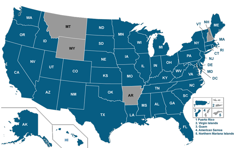Map of the United States