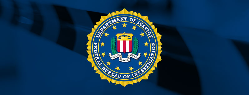 FBI seal on a blue background