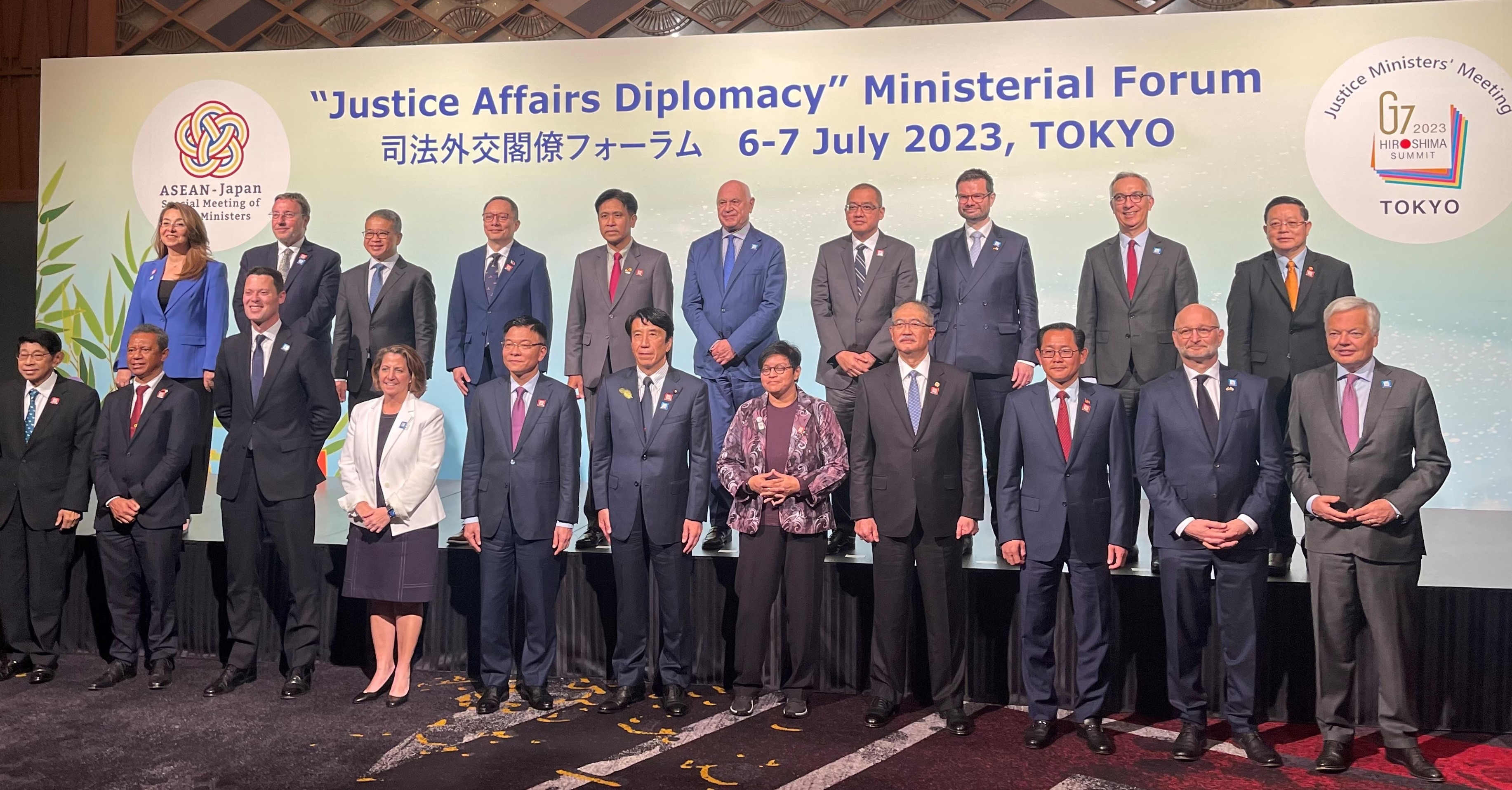 Deputy Attorney General Monaco with the G7 and ASEAN Justice Ministers and Attorneys General