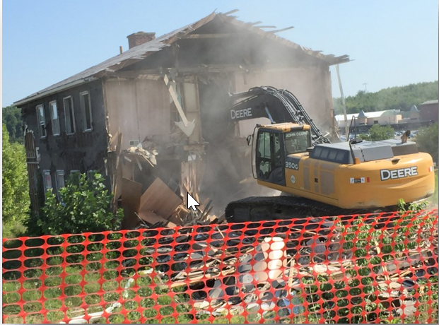 Building demolition