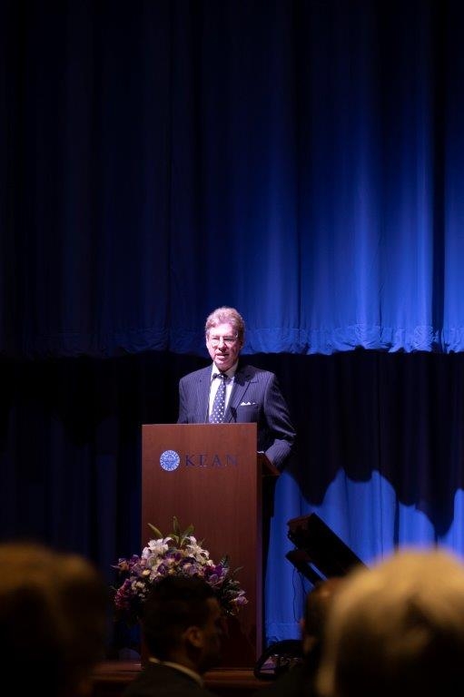 U.S. Attorney Sellinger spoke with citizens at a public event United Against Hate at Kean University in Union.