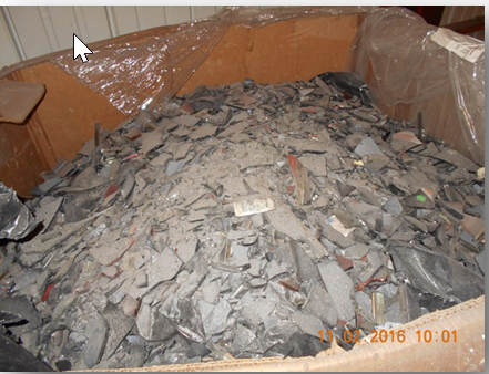 Crushed CRT Glass