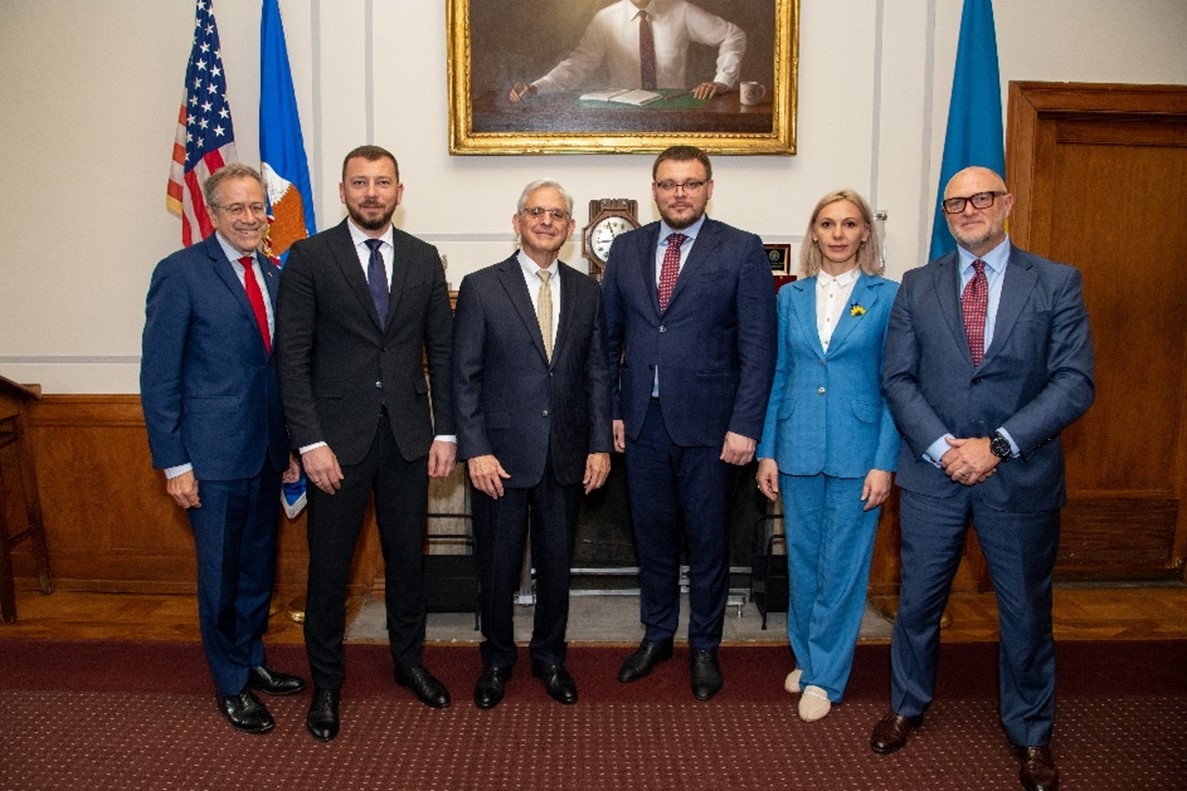 AG Garland with anti-corruption delegation