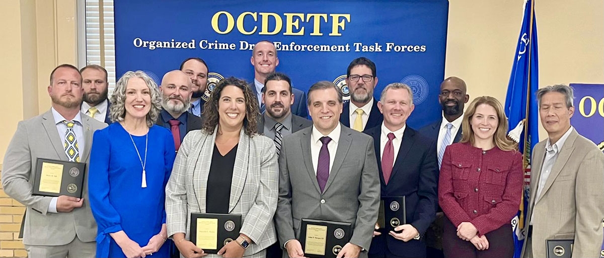 Award winning group of people facing camera