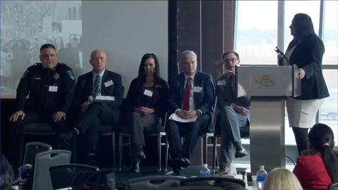 Panel discussion of 6 people 
