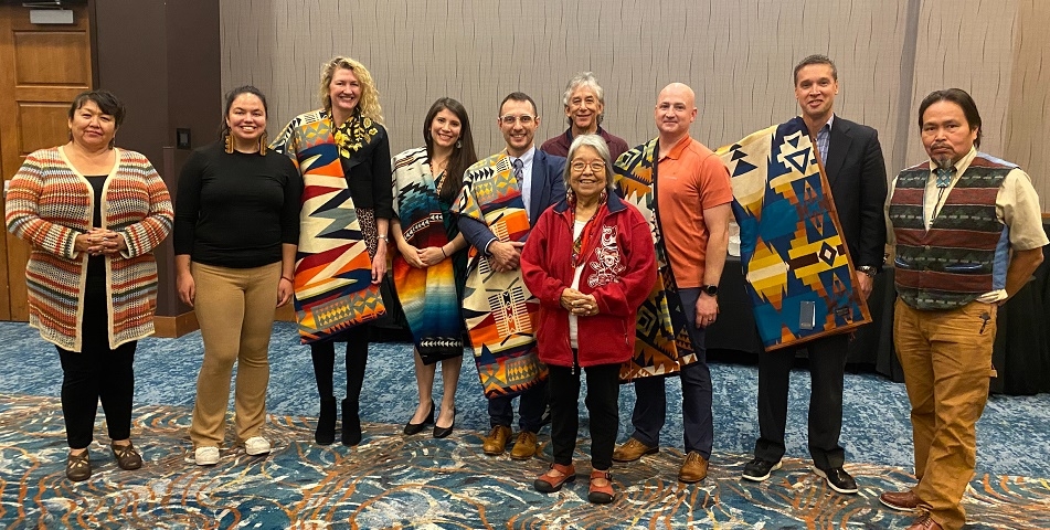 Acting U.S. Attorney with Swinomish leaders
