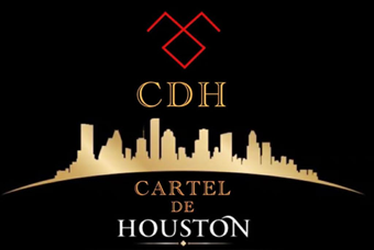 Logo for the CDH with a Satanic symbol and a skyline